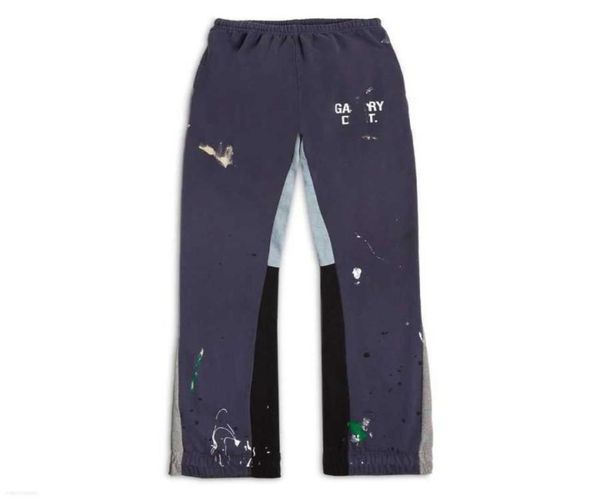 

men039s pants ies dept designer sweatpants sports painted flare pant23518950, Black