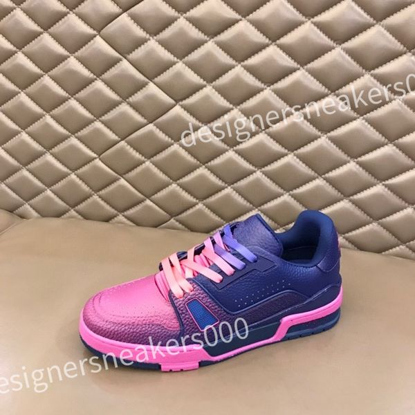 

luxurys fashion men casuals shoes thick bottoms running sneakers popular elastic band low leather designer outdoor run casual athletic shoe, Black