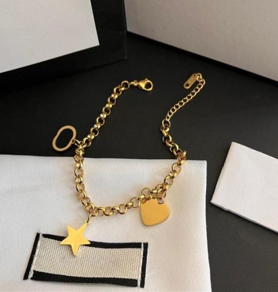 

charm designer classic lucky love bracelet 18k gold plated bangle woman and girls valentine039s day mother039s day engagemen2221606, Golden;silver