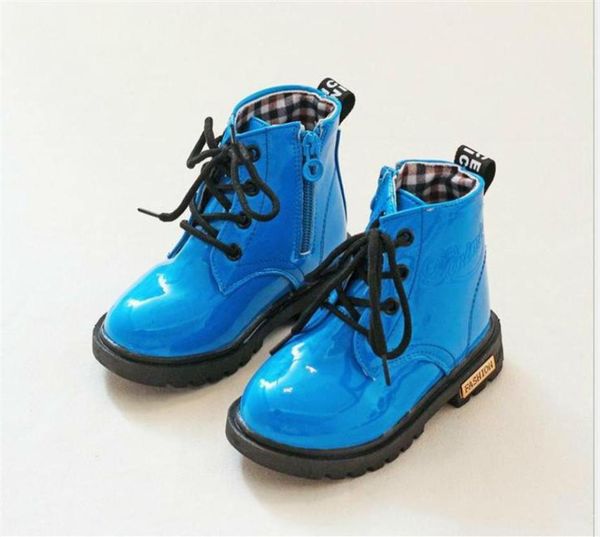 

on kids shoes girls boys sports pu leather lace up high children sneakers girl baby shoes sport autumn winter children shoes179j789421064, Black;red