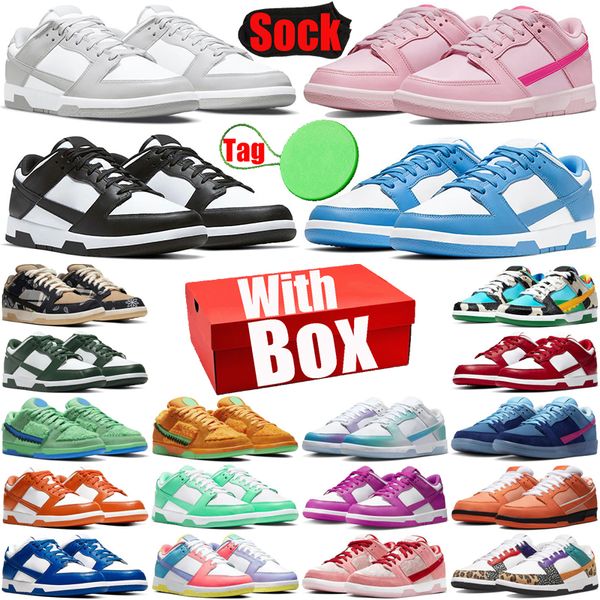 

with box panda running outdoor shoes for mens womens sanddrift university blue triple pink gai grey fog men women trainers sneakers runners