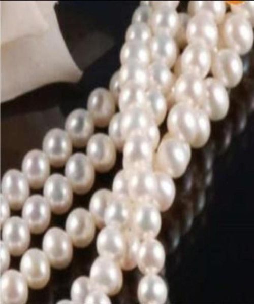 

78mm akoya white freshwater cultured pearl loose beads 15quot4931439