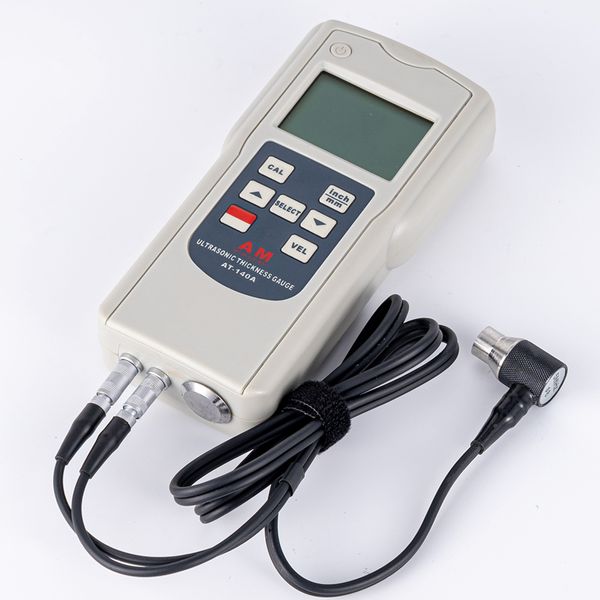 

fast shipping ultrasonic thickness gauge at-140a sound velocity meter high resolution measure metal and other material thickness