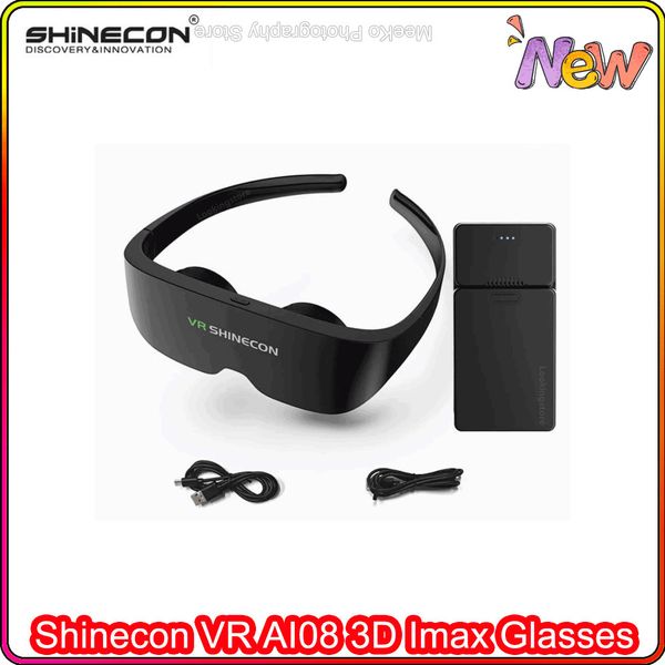 

Glasses 3D Shinecon VR Imax Wired Display Version SC AI08 4K Headset Giant Screen Stereo Cinema Virtual Reality Vr 230804