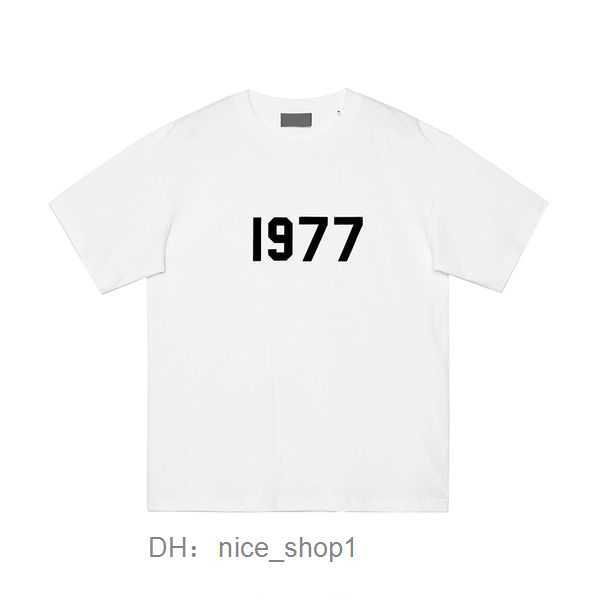 

2023 t shirt designer shirts t shirt street casual essentail loose men women summer luxury shorts chest print t-shirt 5 x9b8, White;black