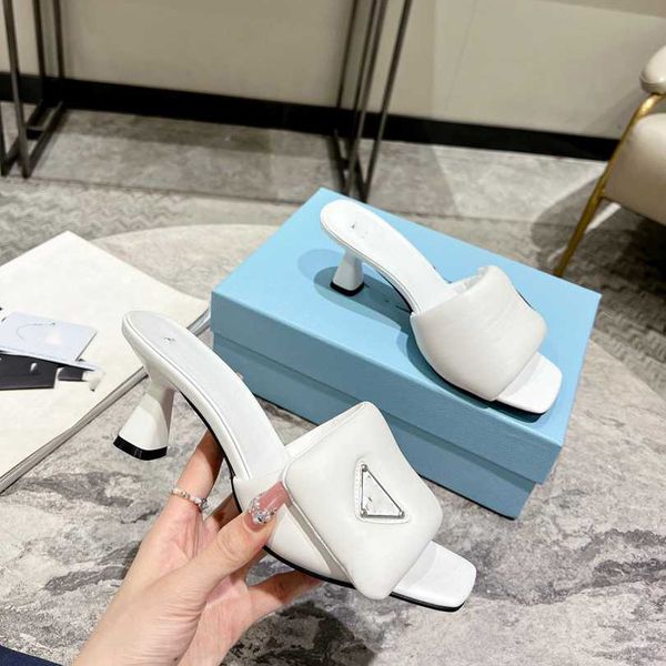 

summer womens trough sandals quilted prad heel platform slippers flats flats sandals ankle strap leather gmbvn, Black