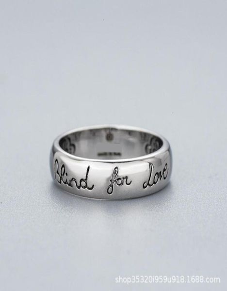 

ring two g santique thai sier blind for love silver jewelry044364114716602