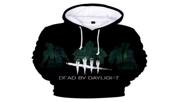 

men039s hoodies sweatshirts dead by daylight hoodie sweatshirt harajuku streetwear fashion 3d men women autumn oversized boy 1004083, Black