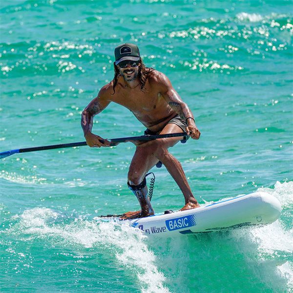 

inflatable surfboard paddle paddle water ski sup board standing surfboard