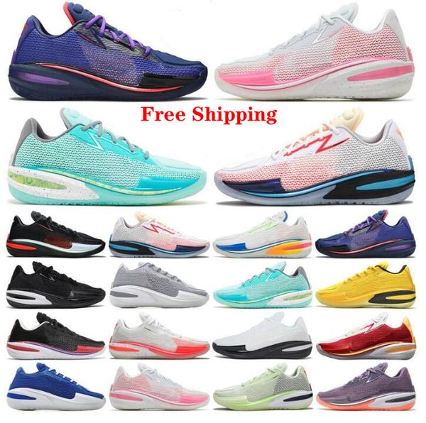 

shoes designer shoes new 2023 zoom g.t. cut mens basketball shoes low sneakers gt mesh sport casual shoes black crimson green grinch laser b