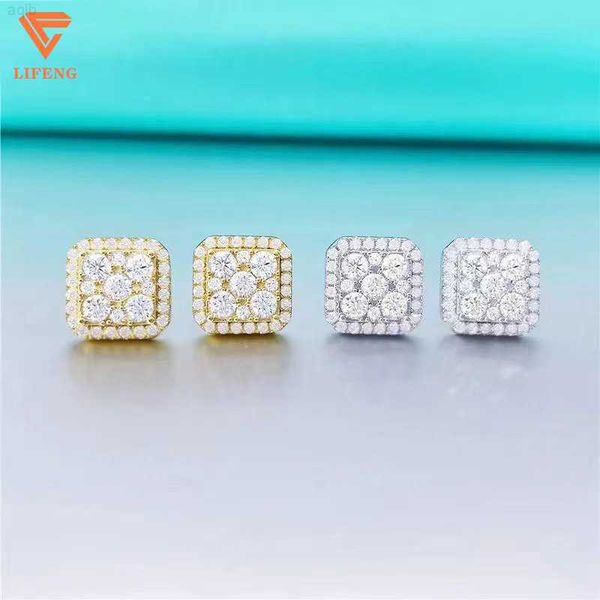 

2023 fashion jewelry earrings classic design moissanite diamond silver 925 sterling silver stud earrings for women