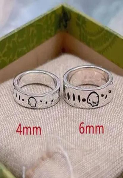

mens luxurys designer rings engagements for women jewelry love ring men classic skull fashion couple ring 925 sterling silver orna3371357