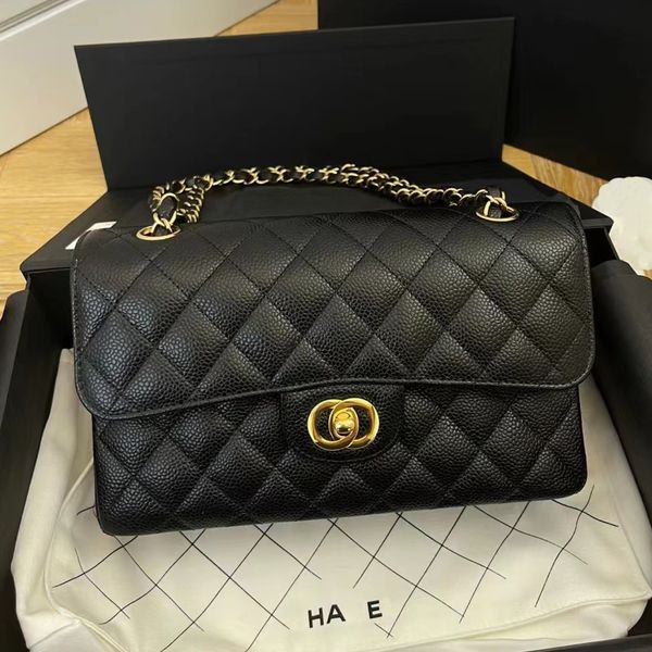 

designer bag shoulder bags classics flap luxury handbags totes chain bags clutch women checked thread purse double letters solid hasp waist