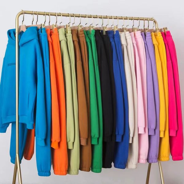 

winter fleece letter-printed hoodie elastic-waisted sweatpants cotton tracksuit, Gray