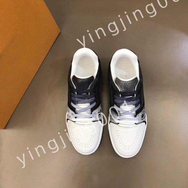 

mens new sneakers fashion trend oblique side classic floral designer casual versatile mens outdoor driving airport walking rd220631, Black