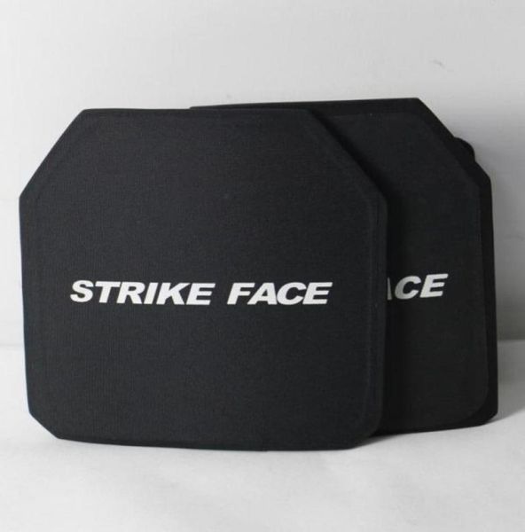 

one pair sell waterproof fabric cover level iiia tactical pe ballistic chest insert plates bullet proof plates4422670