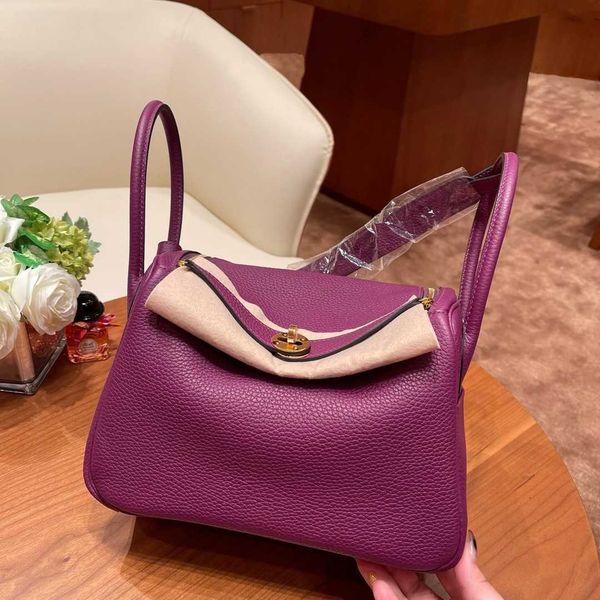 

9a original edition h ermes lindiss bags online shop handstitched lindi bag togo leather layer cow handmade sea anemone purple gold buc with