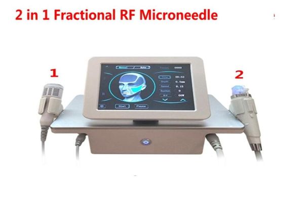

2021 2 in 1 fractional rf micro needle machine with cryo cold hammer stretch marks scar remover radio frequency microneedle3087717