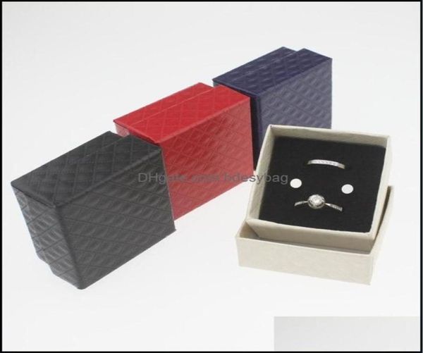 

packaging jewelry5 5 3cm earrings ring small necklace display box christmas gift jewelry boxes drop delivery 2021 wfh3j224r1102527, Black;white