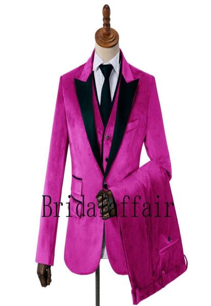 

bridalaffair groom tuxedos groomsmen rose red peak lapel man suit wedding men039s blazer suits custom made jacketpantsv93334046997318, Black;gray