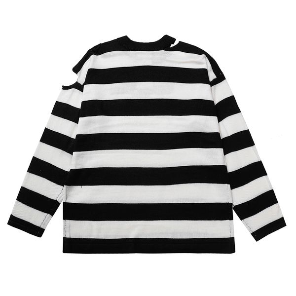 

onesize embroidery sweater men women stripe sweatshirts