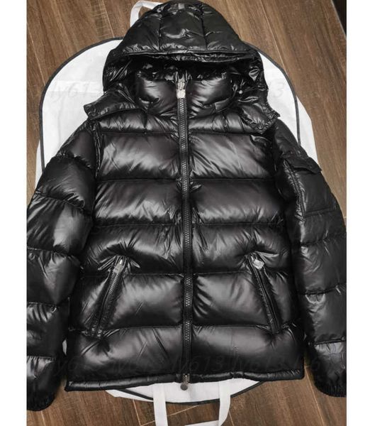 

men puffer jacket down coat designer jacket higher qualityhigh version short goose downs jackets winter cardigan warm mens jackets, Black