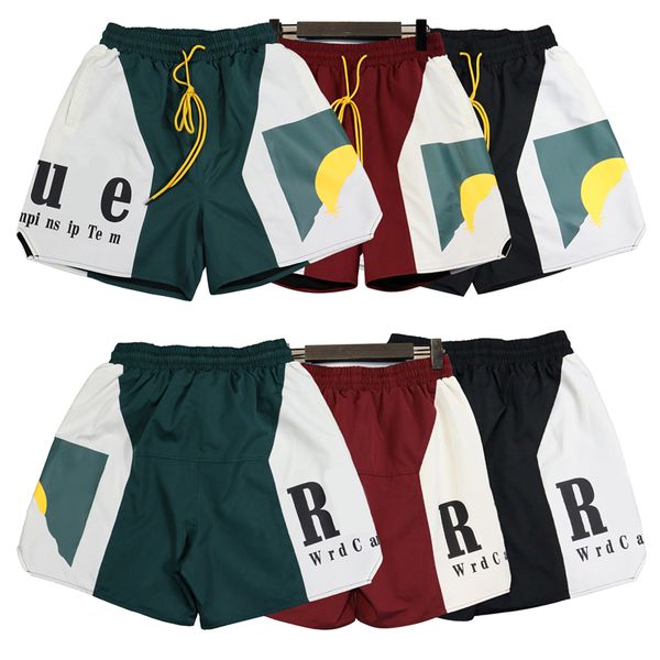 

designer mens shorts casual couples joggers pants high street swimming shorts for man womens hip hop streetwear size s-xl, White;black