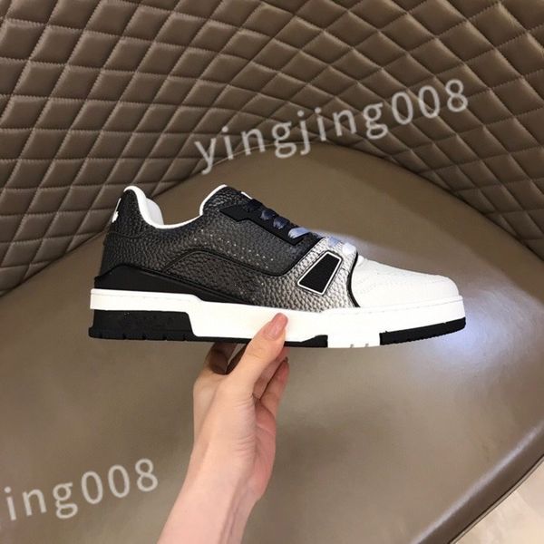 

2023 designer sneakers classic men trainer casual shoes vintage platform trainers denim shoes rubber canvas leather sneaker rd0631, Black