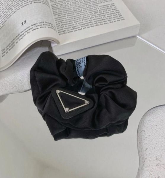

fashion triangle bandana elastic hairbands ponytail holder hair ties women scrunchies elegant for girls hair accessories1507679, Pink