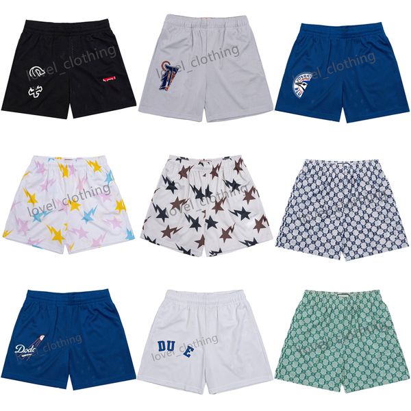

mens shorts designer summer running fitness sport short quick dry jogging workout breathable fanshion printing gym women clothing loose size, White;black