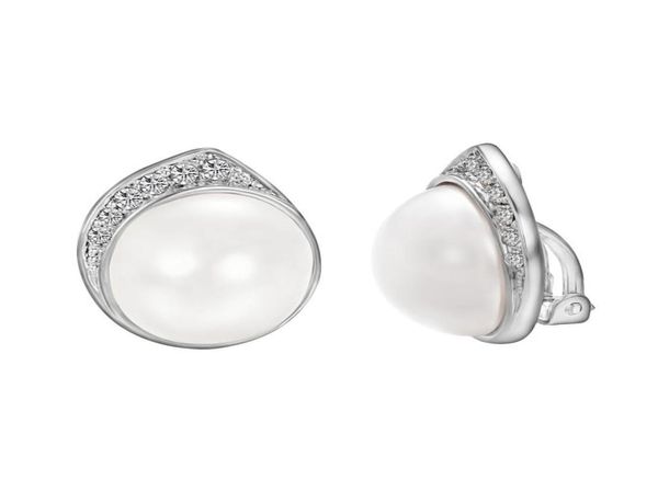 

yoursfs 6 pairsset silver pearl clip earrings fashion jewelry 18k gold plated woman gift8954499