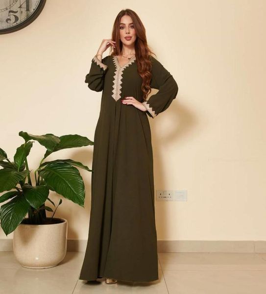

casual dresses 2022 dubai turkey islam africa arabic for women morocco muslim dress party evening robe eid ramadan caftan clothes7544158, Black;gray