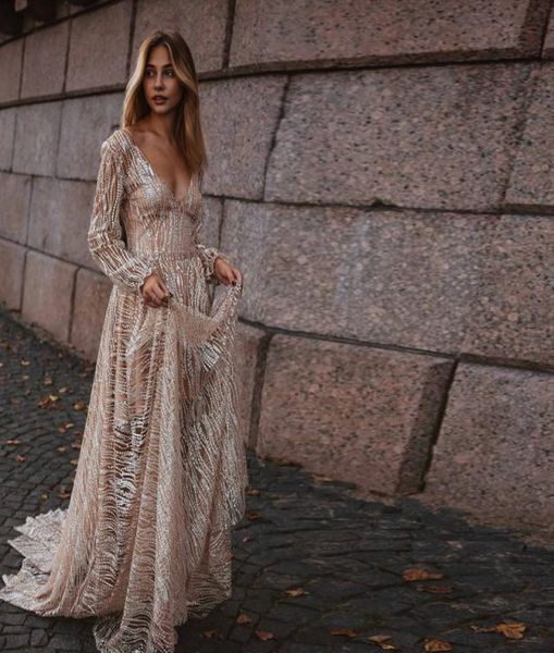 

2019 new women039s deep v sleeve dress slim long skirt03655738, Black;gray