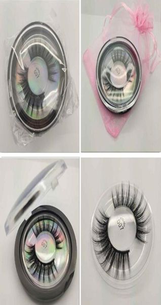 

mink lashes 3d silk protein mink false eyelashes long lasting lashes natural mink eyelashes round box packaging 924505