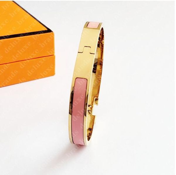 

fashion bracelet luxury bracelets bangle designer jewelry titanium steel gold silver hip hop jewelry cuff wedding gift for women men party b, Black