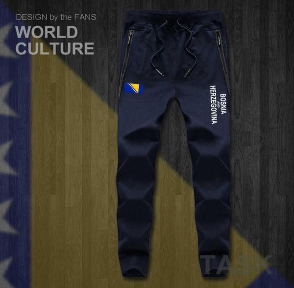

bosnia and herzegovina bih bosnian herzegovinian mens pants jumpsuit sweatpants track sweat x06153346839, Black