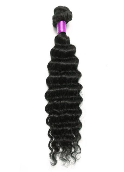 

4pcs brazilian deep curly human hair weave deep wave unprocessed human hair extensions 100pcs natural black hair weaves brazilian2407139