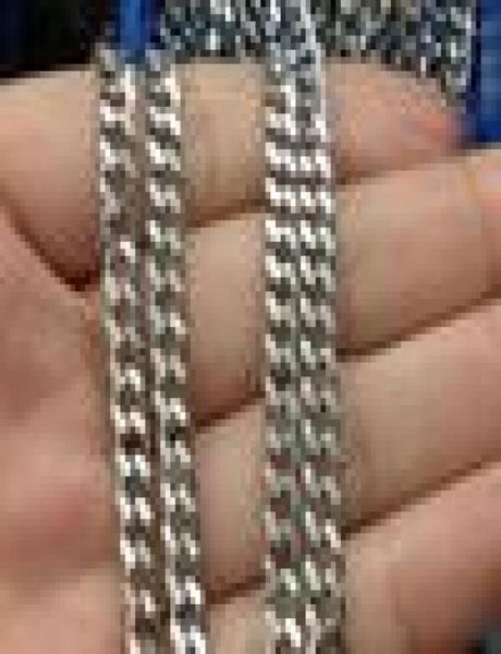 

5meter in bulk silver stainless steel 38mm wide curb chain link chain jewelry findings marking diy necklace7292889
