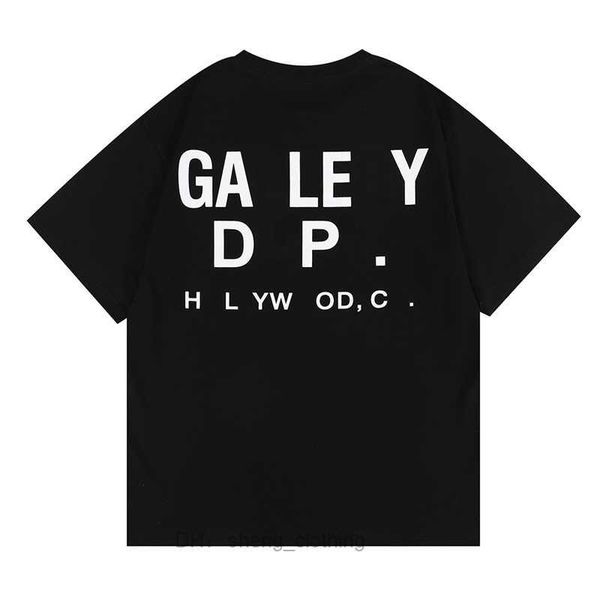 

galery dept mens designer fashion short sleeves galleries tee depts t shirts faded cotton letters print high street luxurys women leisure s, White;black