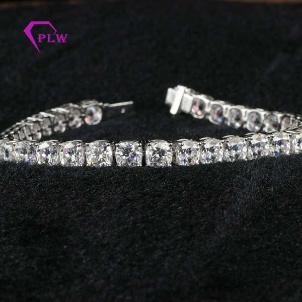 

2019 new 14k white gold moissanite tennis bracelet for women, Silver