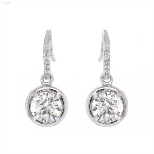 

forever star moissanite hoop earring 10k gold women drop earrings, Golden