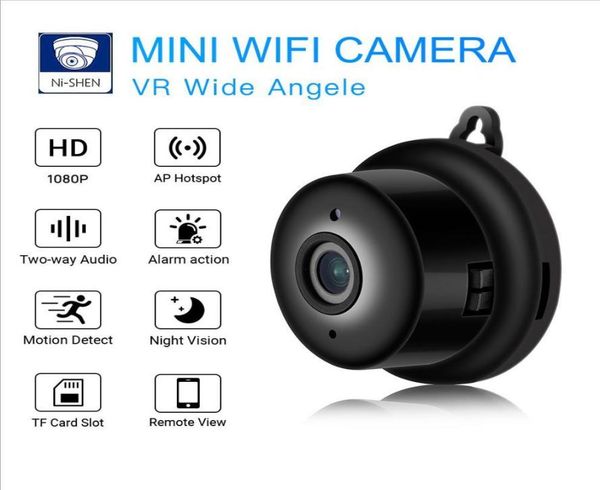 

mini camera v380 wifi ip hd 1080p wireless indoor camera nightvision two way audio motion detection baby monitor6880161