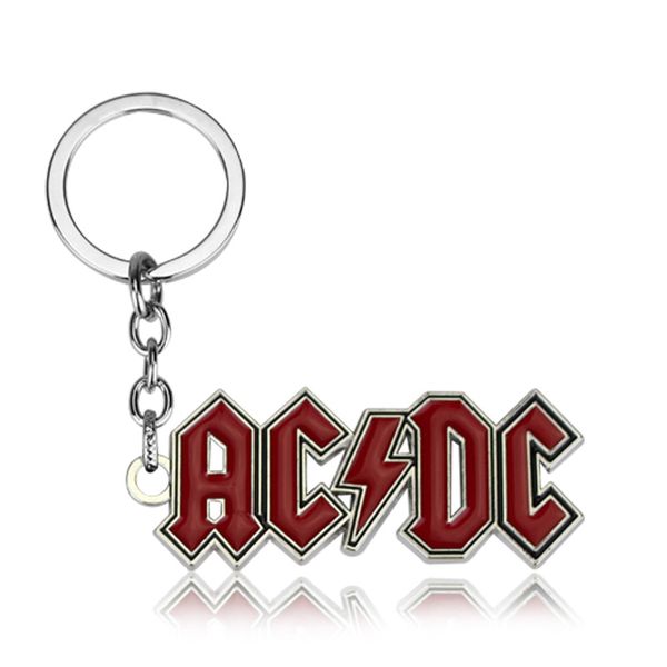 

anime rock band drip oil metal ball bell keychain key ring accesssory, Blue