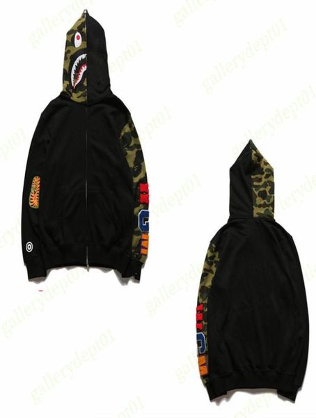

mens hoodies designer hoodie womens designer hoodie hoodys tech fleeces embroidered zip jacket cotton terry sweatshirts luminous panelled sw, Black