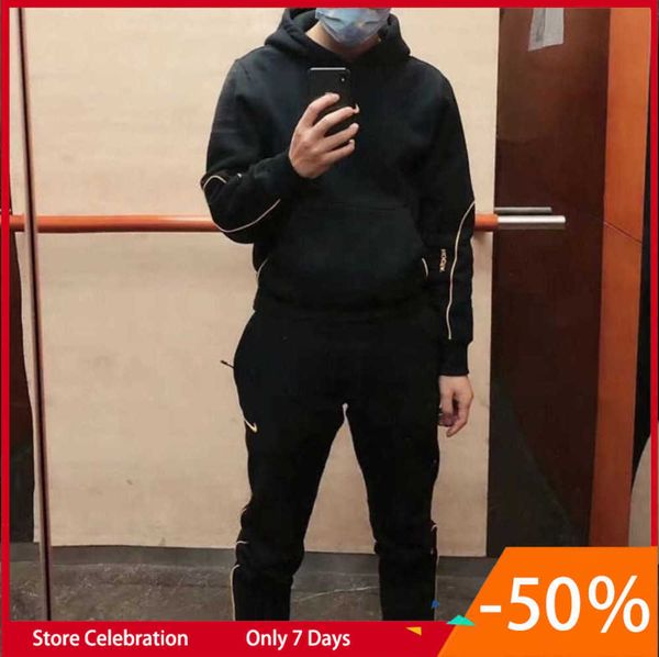 

2023 designer hoodie mens sweatshirt nocta hoody embroidery hooded sweater men women sports pullover coat casual loose oversize hoodies moti, Black