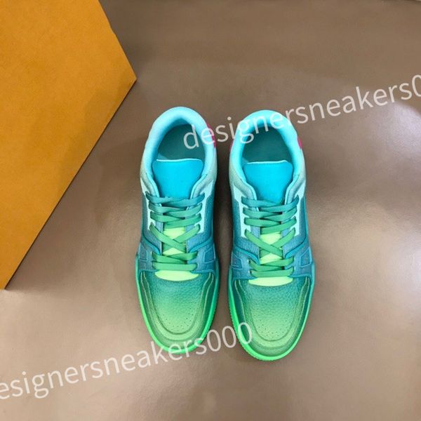 

luxury fashion men casuals shoes thick bottoms running sneakers popular elastic band low leather designer outdoor run casual athletic shoes, Black