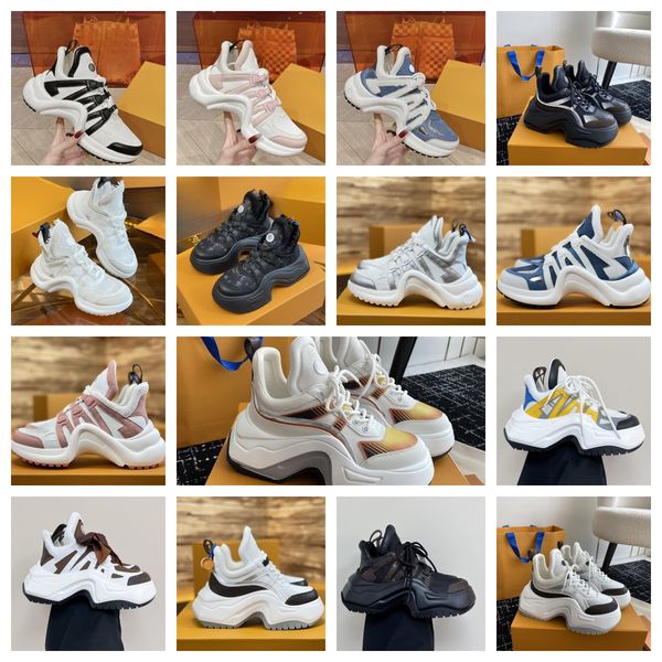 

designer luxury brand women's casual sports shoes 2023 new inside heightened dad shoes detail drawing looking for customer service size, Black