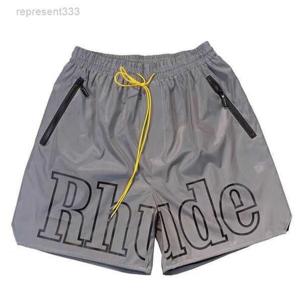

rhude mens shorts athletic casual mesh short men womens classic beach fashion luxury designer street hip hop couples 68sq, White;black