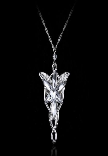 

new fashion austrian crystal pendant jewelry twilight star princess necklace lord of the rings wizard princess wedding pendant nec3845477, Silver