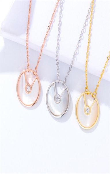 

luxury designer doublependant necklaces stainless necklace high version rhinestone necklace for women wedding party fashion jewerl3034373, Silver